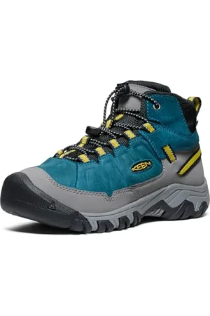 Keen Targhee 4 Mid Waterproof, Stivali da Escursionismo, Legion Blue/Antique Moss, 33 EU
