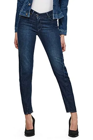 G-Star Donna Joci 3D Mid Slim Jeans, (worn in cobalt D15310-C046-B180), 30W / 34L