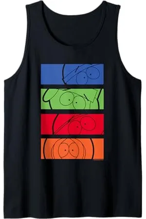 South Park Stan Kyle Cartman e Kenny Pop Art a colori Canotta