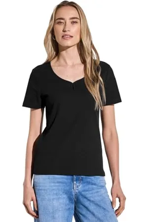 Street one A323145 T-Shirt con Nastro Decorativo, , 48 Donna