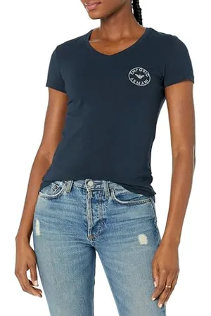 Emporio Armani Maglietta da Donna Essential Studs T-Shirt, , M