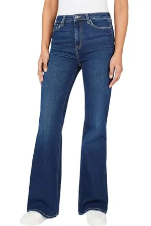 Pepe Jeans Slim Flare ultra vita alta PL204597, Jeans Donna, (Denim-ct5), 26W / 32L