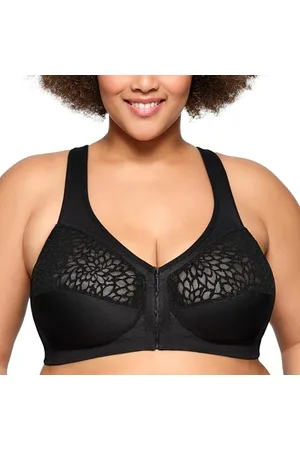 Glamorise Magiclift-Racer-rücken-BH ohne Bügel #1206 Reggiseno a Copertura Completa, Opace, , 120D Donna