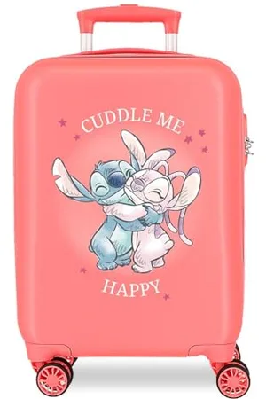 Disney Joumma Stitch Cuddle Me Valigia da Cabina Rosa 38 x 55 x 20 cm Rigido 2 kg Chiusura a combinazione Laterale ABS 2 kg 34 L Bagagli a Mano, Rosa, Taglia unica, Valigia cabina