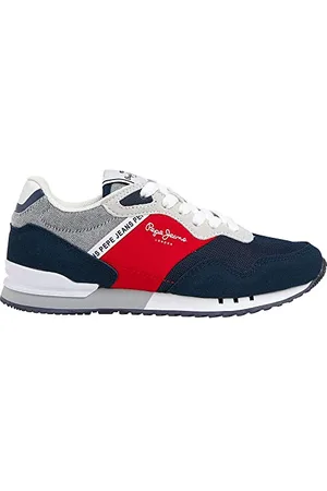 Pepe Jeans London Brighton B, Scarpa da ginnastica Bambini e ragazzi, Blu (blu marino), 37 EU