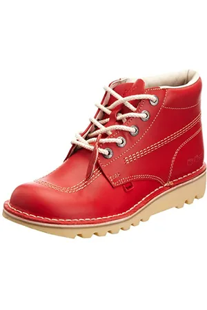 Kickers Kick Hi Core, Stivali Classici Uomo, Rosso (Red), 44 EU