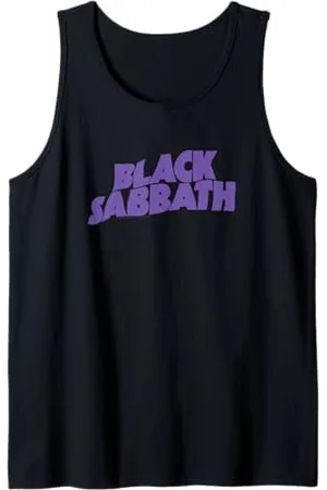 Black Sabbath Wavy Logo Viola Canotta