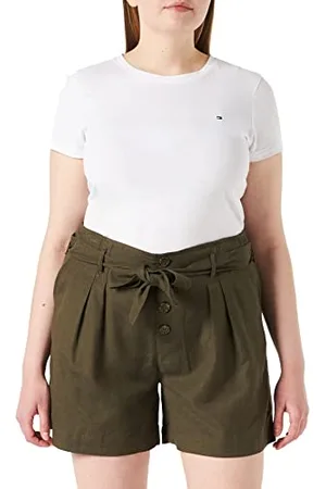 ONLY Onlviva Life HW Belt Shorts Pnt Noos Pantaloncini, (Forest Night), 36 EU Donna