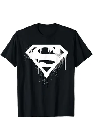 DC Comics Originals Graffiti bianchi del logo DC Superman Doomsday Maglietta