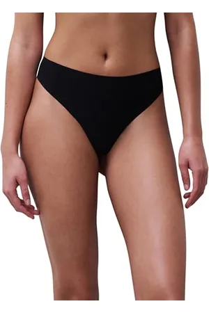 Chantelle SOFTSTRETCH, Tanga, Intimo Invisibile Donna, (Schwarz 11), Taglia unica