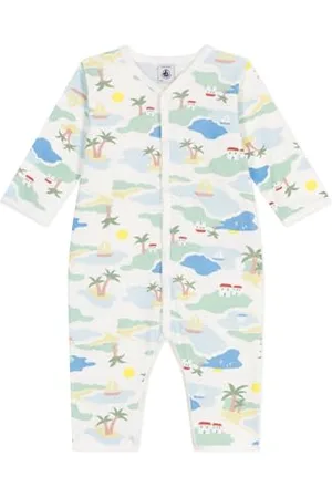 Petit Bateau A0cne Dormi Bene Senza Piedi, , 3 Mesi Unisex-Bimbi