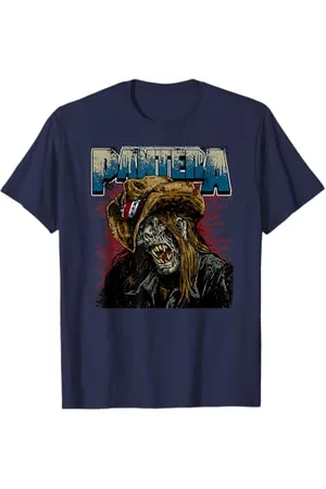 Pantera Horror heavy metal crudo e brutale Maglietta