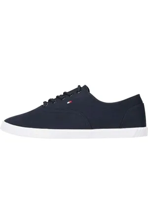Tommy Hilfiger Sneakers Donna Canvas Lace Up Scarpe, Blu (Space Blue), 37