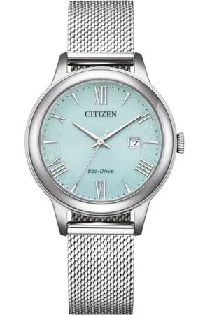 Citizen Orologio Analogico Eco-Drive da Donna con Cinturino in Acciaio Inossidabile EW2621-75M