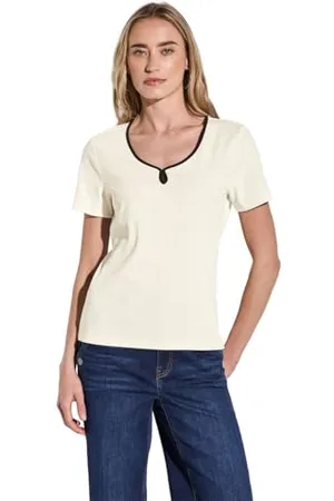 Street one A323145 T-Shirt con Nastro Decorativo, , 50 Donna