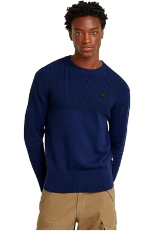 G-Star Uomo Knitted Sweater Fisherman, (imperial blue D25127-C868-1305), M