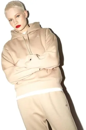 Champion Rochester 1919 Logo W - C-Logo Heavy Powerblend Fleece Felpa con Cappuccio, , Donna FW23