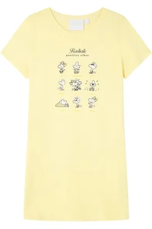 Women secret Short Nightdress Multilicense Happy Snoopy Camicia da Notte, , M Donna