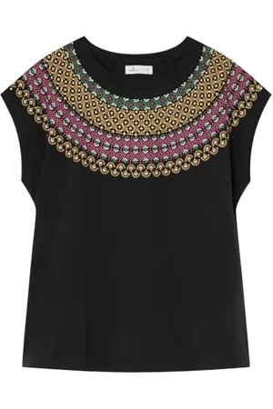 Springfield T-Shirt Grafica a Maniche Corte Donna, , M