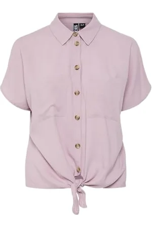 Pieces® Shirt Pcpia SS Tie-Maglietta Noos, , XS Donna