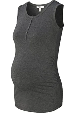 ESPRIT Maglietta Nursing Sleeveless T-Shirt, Grigio Carbone – 019, XXL Donna