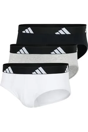 adidas Herren Unterwäsche Slip 3er Pack-Brief (3pk) -Active Flex Cotton Intimo, , L Uomo
