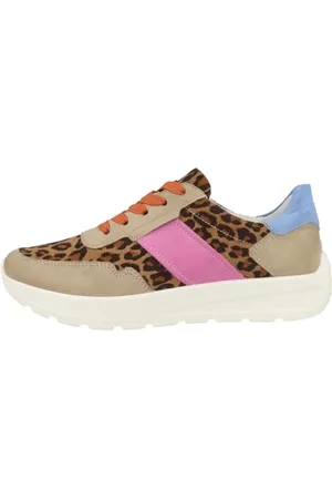 ARA New York, Scarpe da Ginnastica Donna, Sabbia Natura Orchidea Azzuro, 39 EU Larga