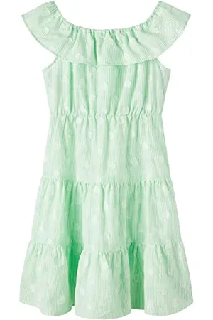NAME IT Nkffidot Capsl Dress Vestito, , 116 cm Bambina