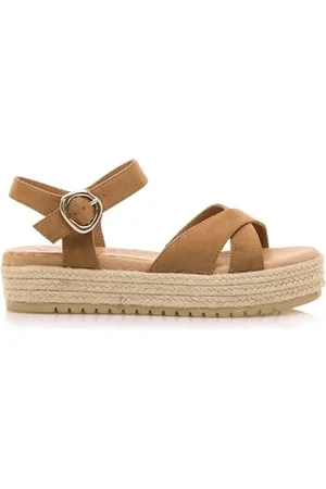 MTNG 53358, Sandal Donna, AFELP. Cuoio, 36 EU