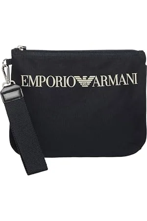 Emporio Armani Unisex Logo Pouch Bag, Custodia Unisex - Adulto, (Navy Blue), Taglia unica