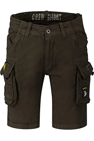 Alpha Industries Pantaloncini Corti da Uomo con Patch, , 34W