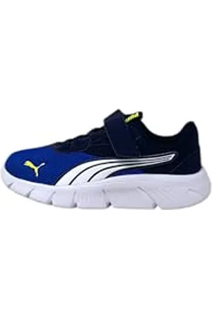 PUMA Flexfocus Modern AC+ Inf, Sneaker Unisex-Bimbi 0-24, Vivid Blue White, 22 EU