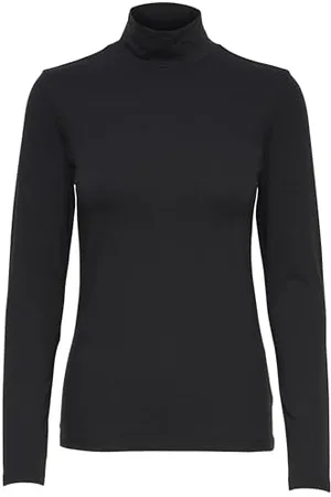 JDY AVA New Life Turtleneck Top Jrs Noos Pullover, Nero, S Donna