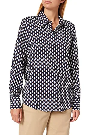 Seidensticker 132201, Camicia, Donna, (Navy), 34
