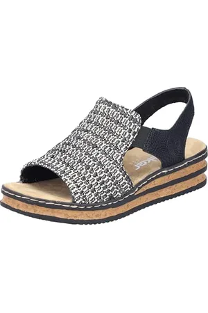 Rieker 62971, Sandali con Zeppa Donna, , 40 EU