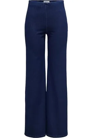 ONLY Onlvinnie HW Flared Pull Up DNM Mae, , (S) W x 32L Donna