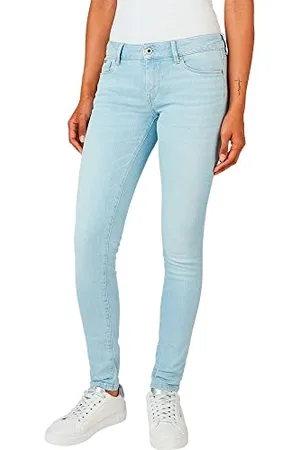 Pepe Jeans Soho, Pantaloni Donna, Blue (Denim-pe0), 29W / 30L