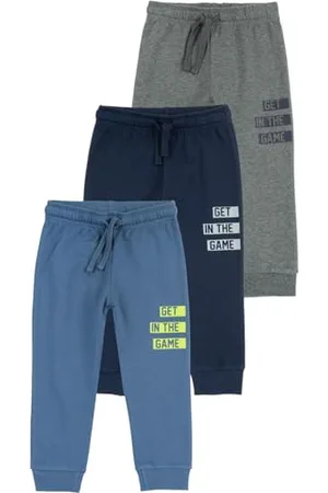 chicco Set 3 Pantaloni Lunghi in Felpa Leggera, Pantaloni Bambini e Ragazzi, , 2 Anni