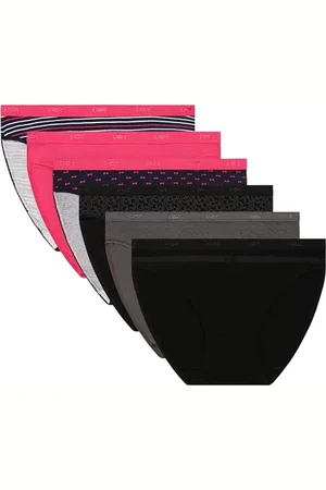 Dim Les Pockets Coton Stretch X6 Mut, , XL (Pacco da 6) Donna