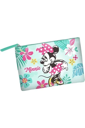 Disney Minni Mouse Tropic-Borsa da Toilette Pochette Soleil, Verde, 30 x 22 cm
