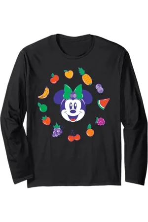 Disney Minnie Mouse in Apple Hat Summer Fruit Mix Picnic Maglia a Manica