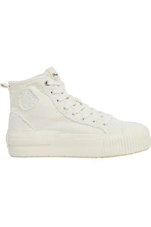 Pepe Jeans Samoi Soft, Scarpa da ginnastica Donna, Bianco (bianco sporco), 40 EU