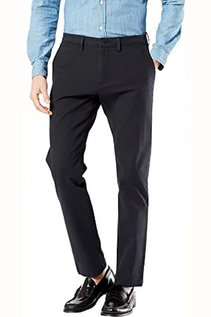 Dockers Smart 360 Flex Chino Slim Casual Pants, ( Navy), 29W / 30L Uomo