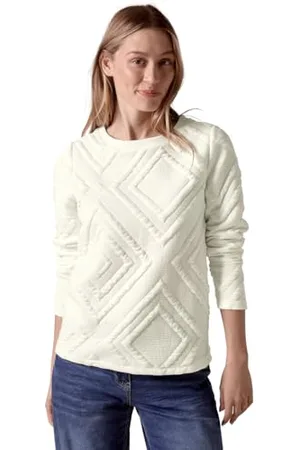 CECIL B322263 Maglietta con Motivo Strutturato 3D, , L Donna