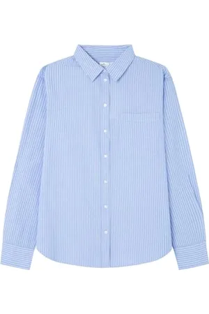 Springfield 3.t.a. Camisa Oversize Popelin Camicia, (Horizonte), M Donna