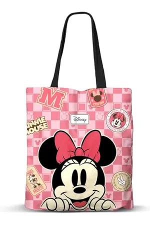 Disney Minni Mouse Journey-Borsa della Spesa Shopping FAN, Rosa, 33 x 40 cm