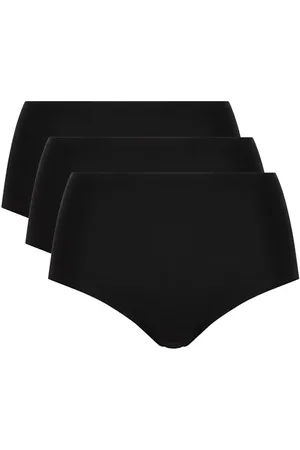 Chantelle SOFTSTRETCH, Culotte (Pack x 3), Intimo Invisibile Donna, (Schwarz 11), Taglia unica