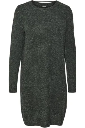 VERO MODA Vmdoffy LS O-Neck Dress Ga Noos Vestito, , S Donna