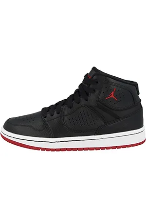 Nike Jordan Access, Basketball Shoe Uomo, Black/Gym Red-White, 44.5 EU