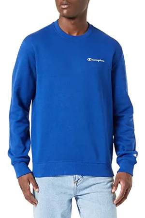 Champion American Classics Small Script Logo Crewneck Felpa, Uomo, , XS